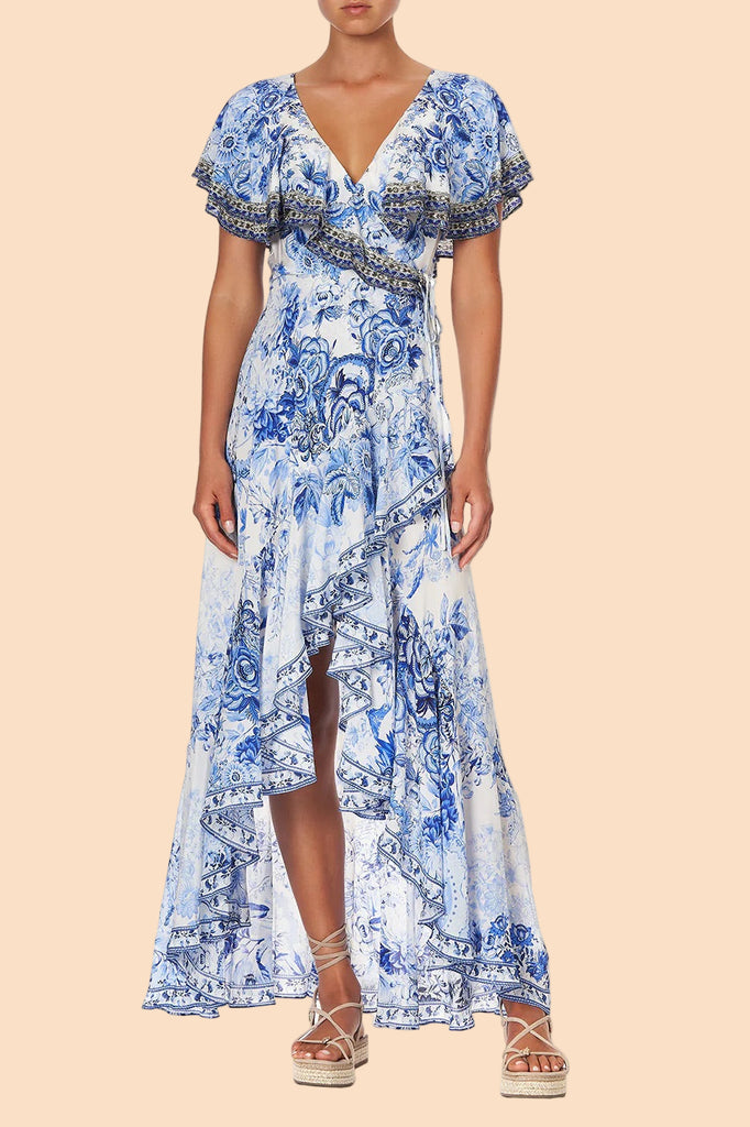 CAMILLA "High Tea Frill" Maxi Dress RENEWDESIGNERRECYCLE CAMILLA "High Tea Frill" Maxi Dress RENEWDESIGNERRECYCLE