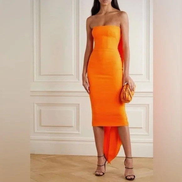 ALEX PERRY Hall Crepe Cocktail Dress