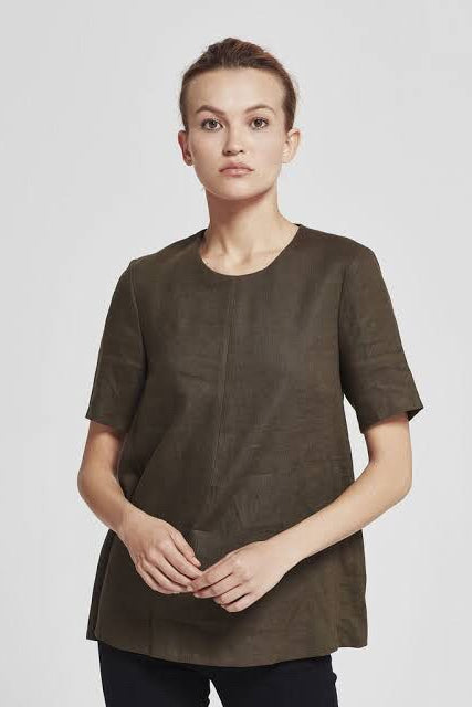 JULIETTE HOGAN "Linen" Aline Top