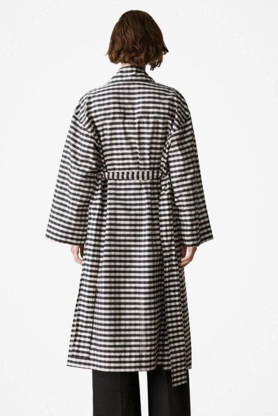 TRENERY "Check" Trench Coat