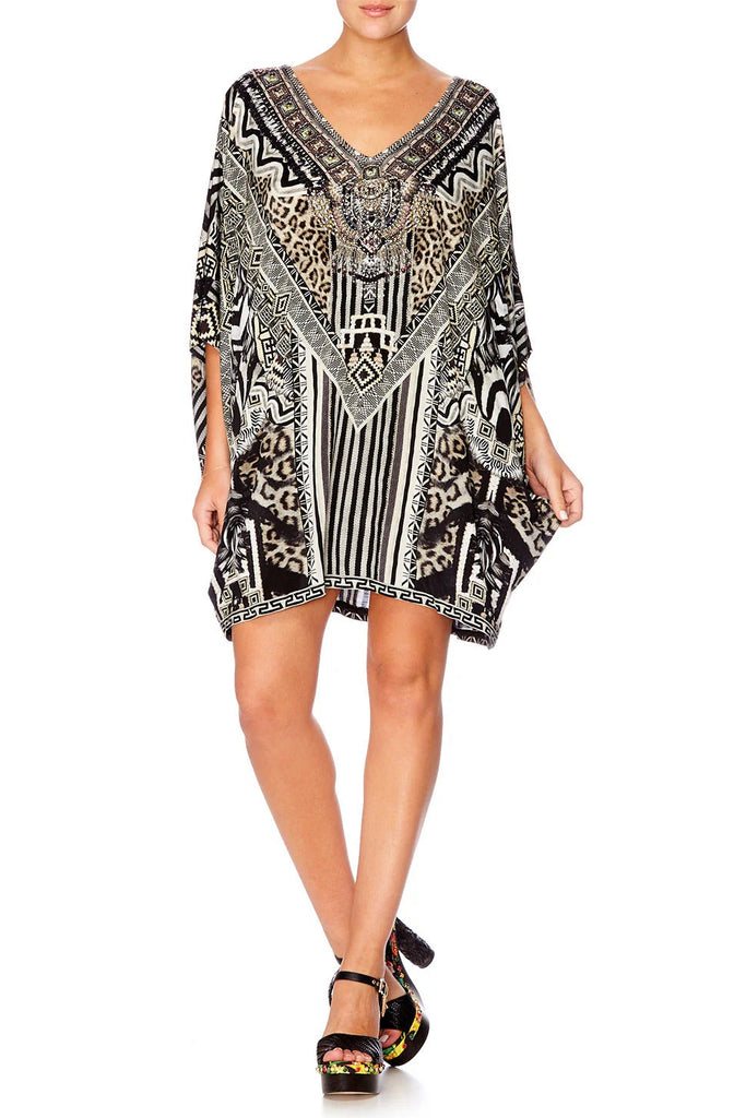 CAMILLA "Tribal Theory" Bat Sleeve Dress