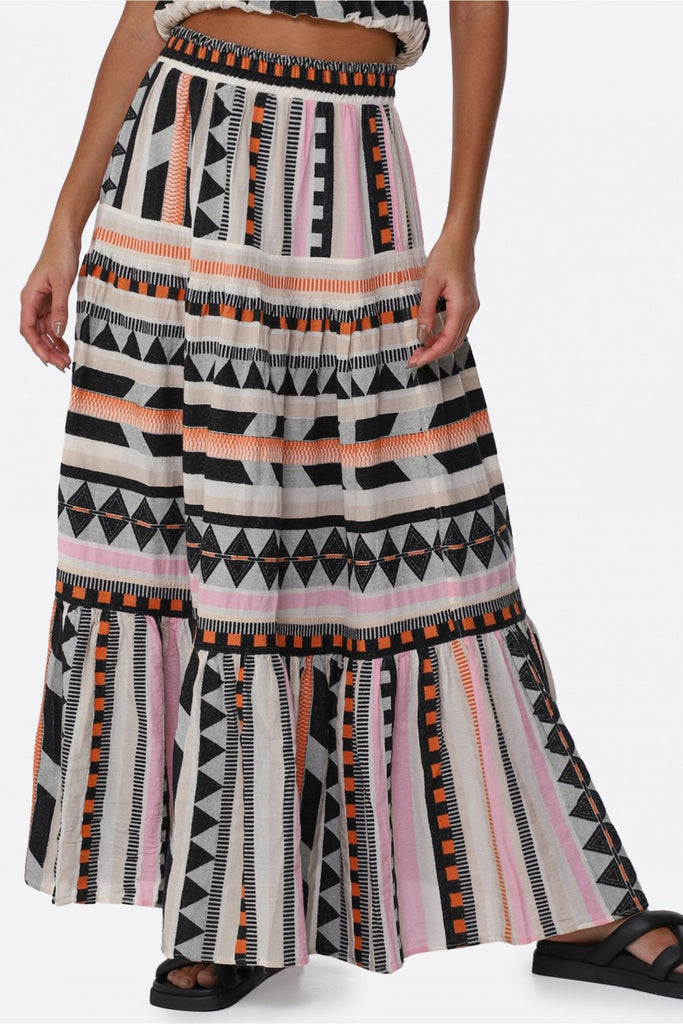 DEVOTION TWINS "Psarou" Maxi Skirt