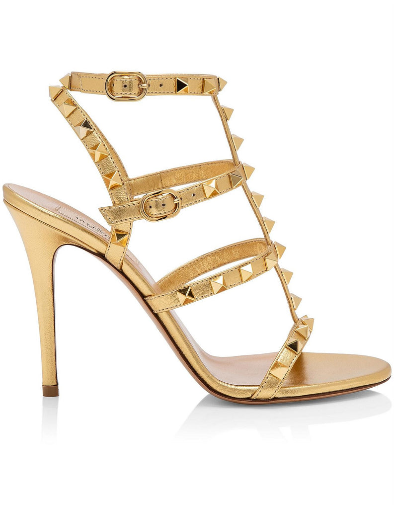 VALENTINO GARAVANI 'Rockstud Cage sandal' Heels