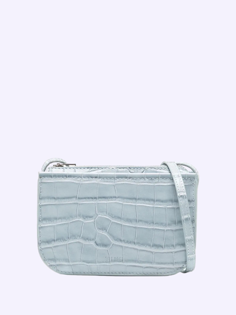 YU MEI Mini Vi "Crocodile-effect" Crossbody Bag