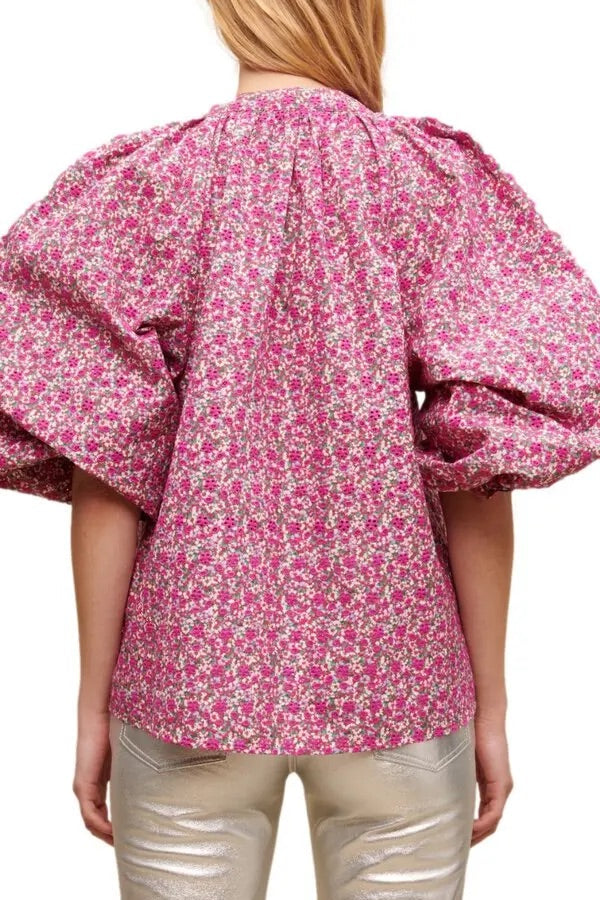MAJE "Lyad Puff Sleeve" Top