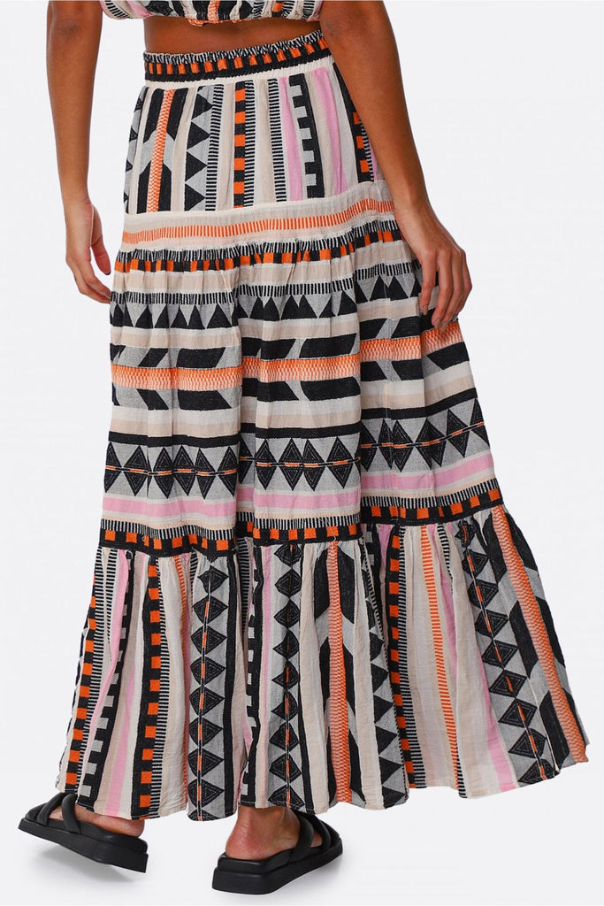 DEVOTION TWINS "Psarou" Maxi Skirt