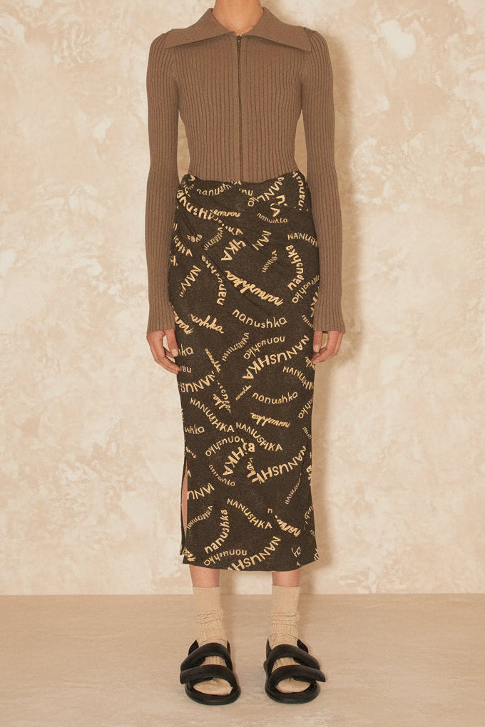 NANUSHKA "Taina Body-con" Mini Skirt