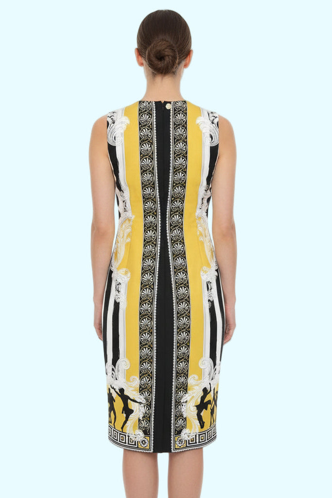 VERSACE COLLECTION "Humbug Stripe" Shift Dress