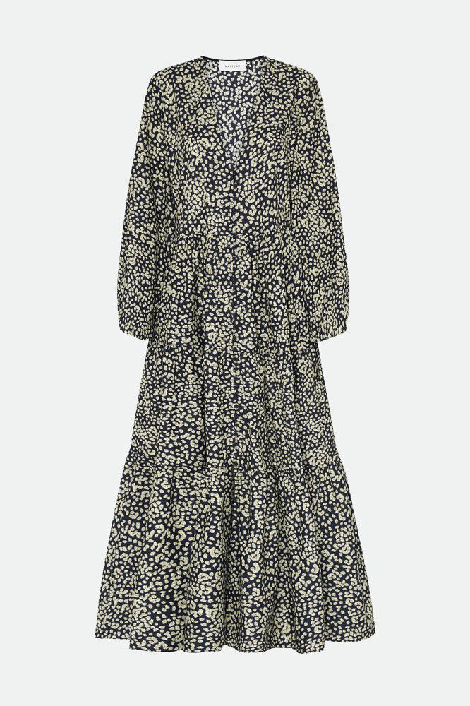 MATTEAU "Midnight Daisy Print Midi" Dress