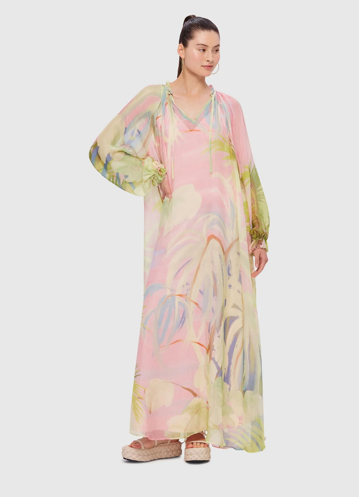 LEO & LIN "Alana" Kaftan Maxi Dreamscape Print