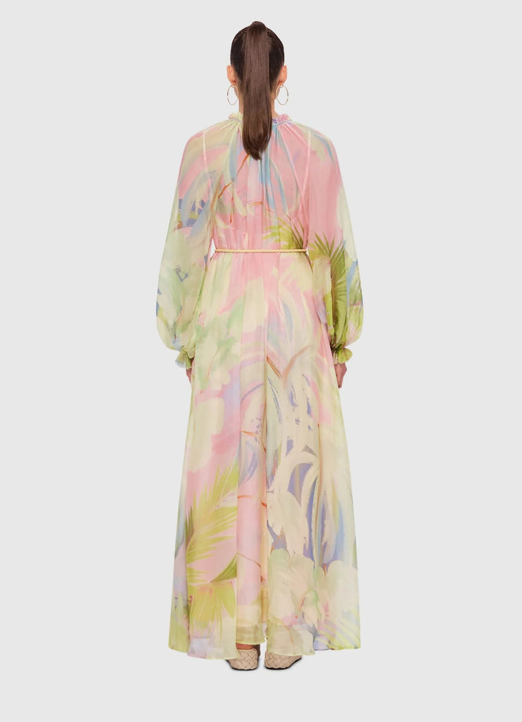 LEO & LIN "Alana" Kaftan Maxi Dreamscape Print