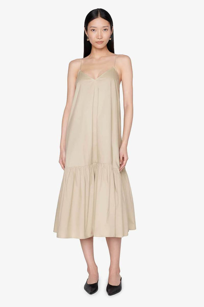 ANINE BING "Averie" Midi Dress