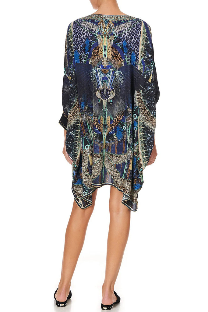 CAMILLA "Dripping In Deco" Short Kaftan