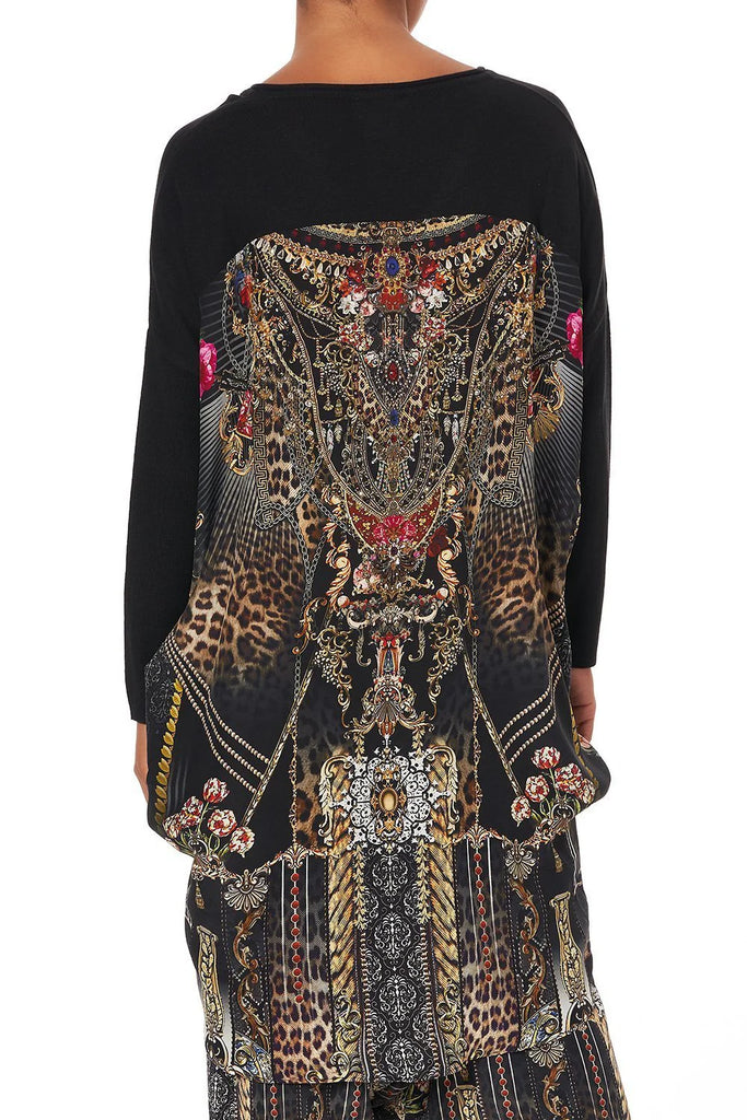 CAMILLA "no. 8 Gothic Goddess V neck" Jumper