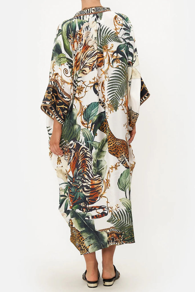 CAMILLA "Tiger TRap Bat Wing" Kaftan