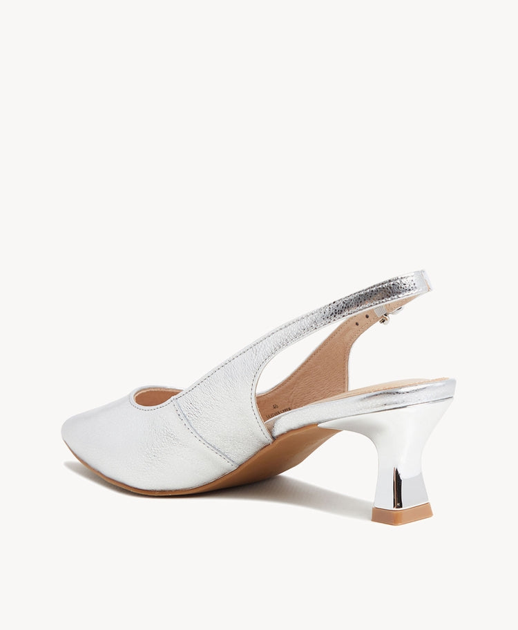 ISABELLA ANSELMI "Devon" Kitten Heel Slingbacks