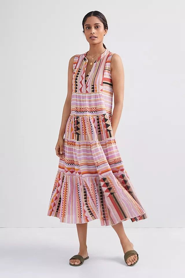 DEVOTION TWINS "Anahita" Midi Dress