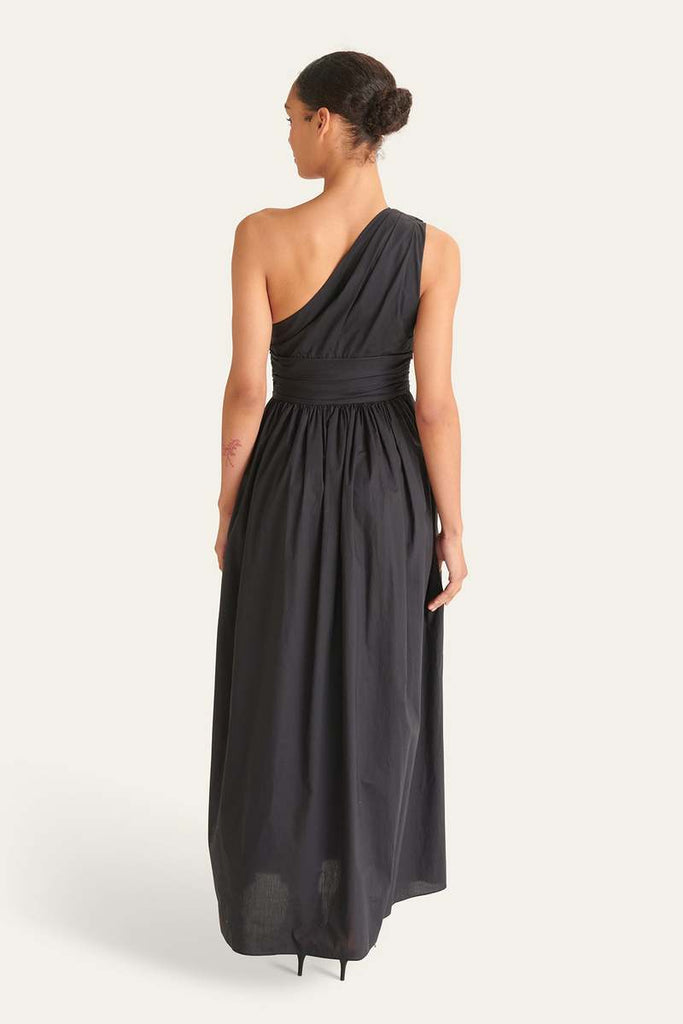 MATTEAU "Gathered" One Shoulder Dress