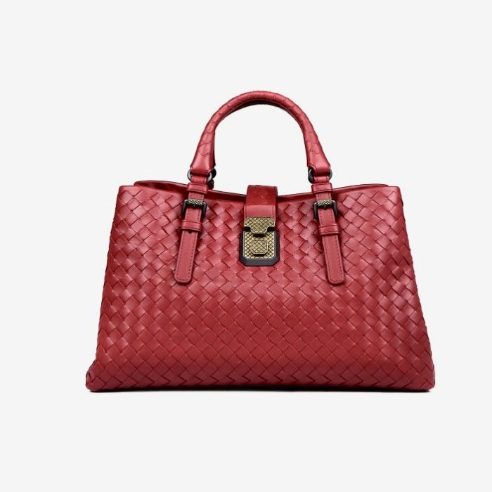 BOTTEGA VENETA "Intrecciato" Leather Roma Tote