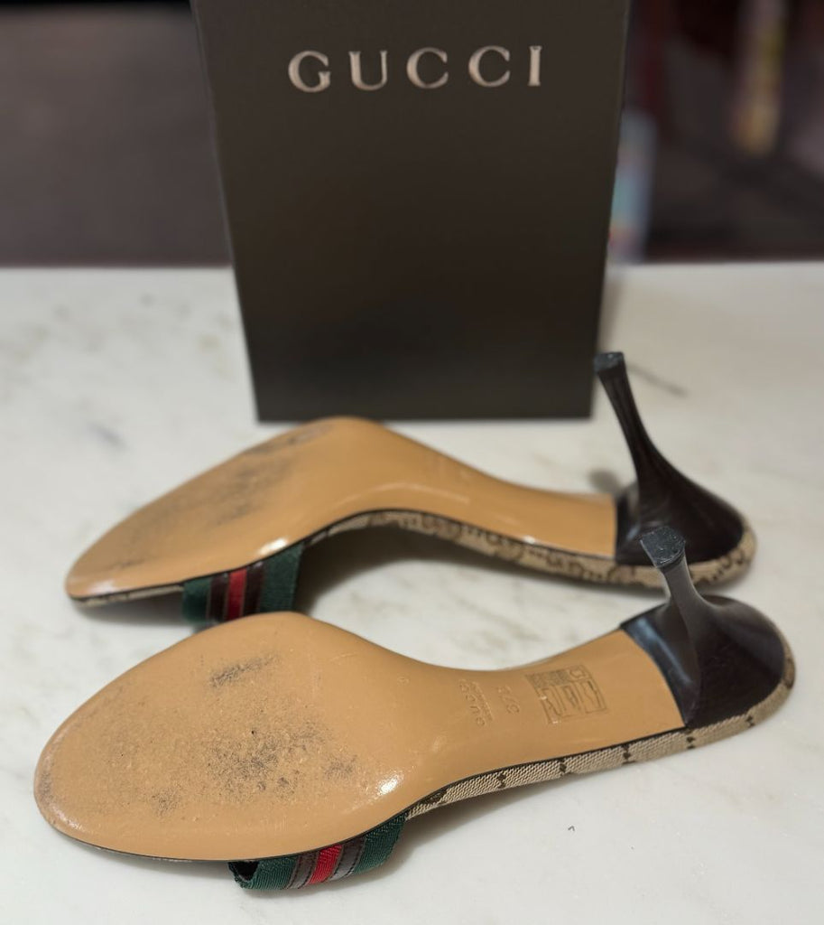 GUCCI "Malaga" GG Mule