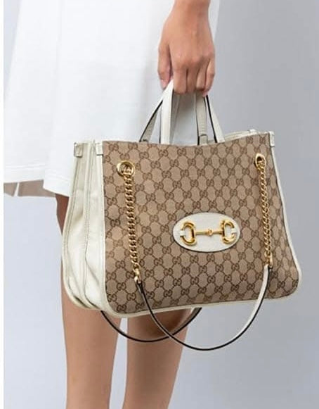 GUCCI "Horse-bit 1955 Monogram" Tote (purchase In-store only)