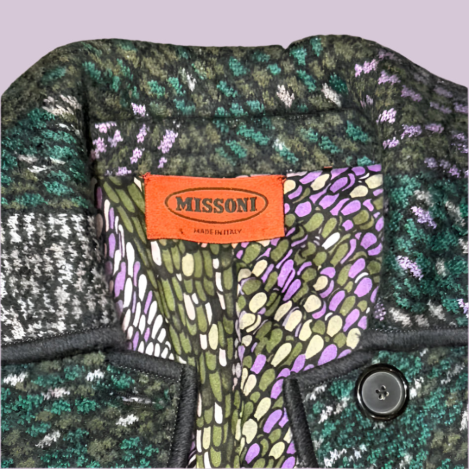 MISSONI "Jacquard Knit" Coat