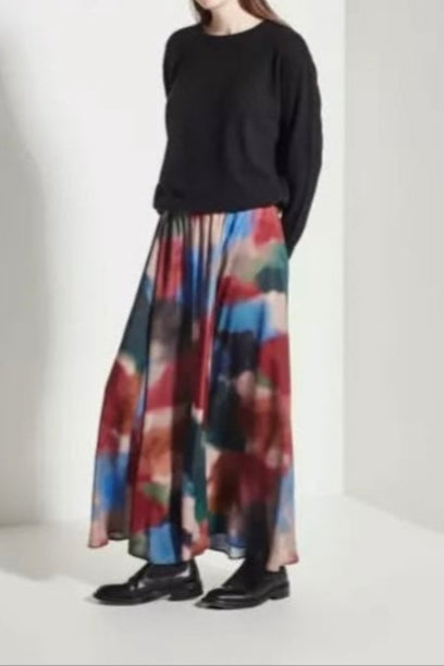 JULIETTE HOGAN "Splotch" Maxi Skirt