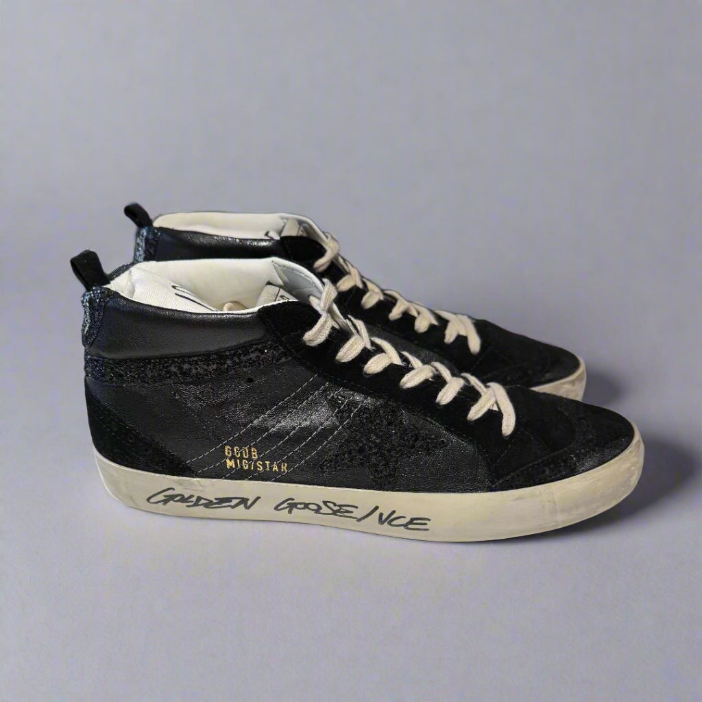 GOLDEN GOOSE "Midstar Glitterstar"  Sneaker