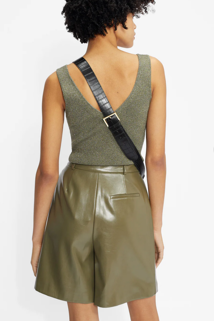TED BAKER "Niyalia Skinny V Neck Rib" Tank