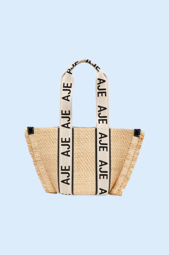 AJE "Anais Eco Raffia" Mini Tote