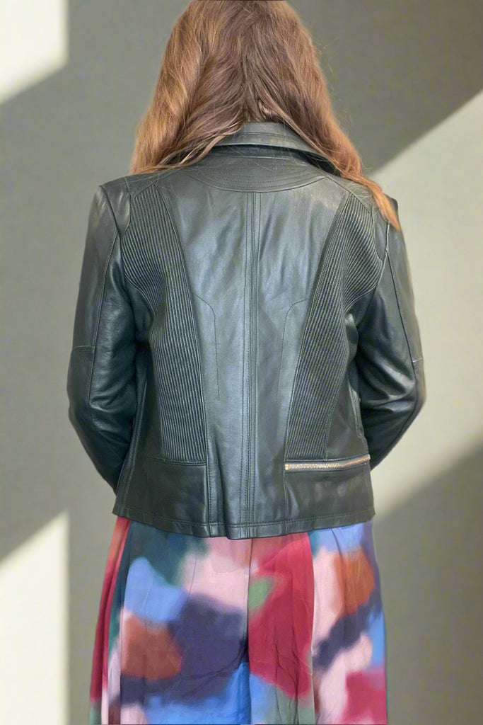 LEATHER ON "Side Zip Biker" Jacket