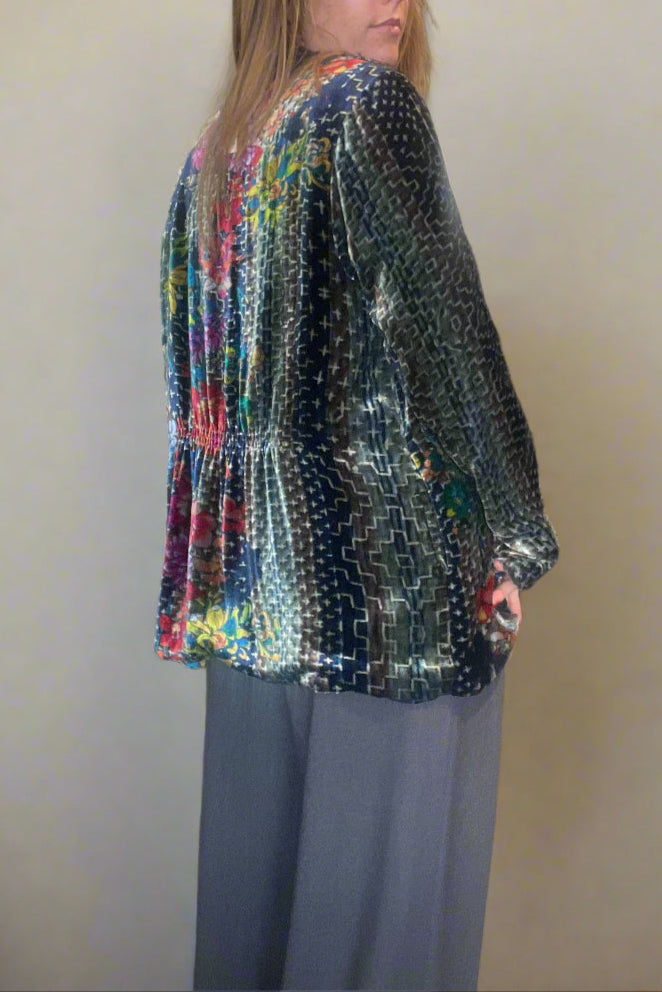 JOHNNY WAS "Kimono Velvet" Jacket