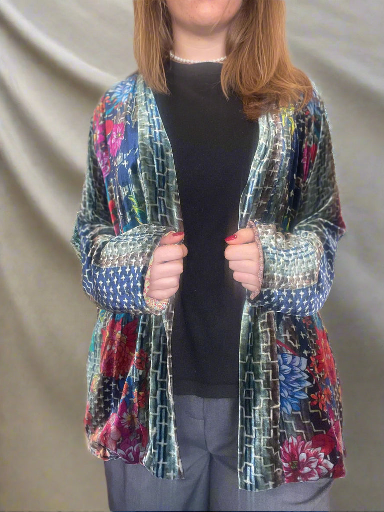 JOHNNY WAS "Kimono Velvet" Jacket