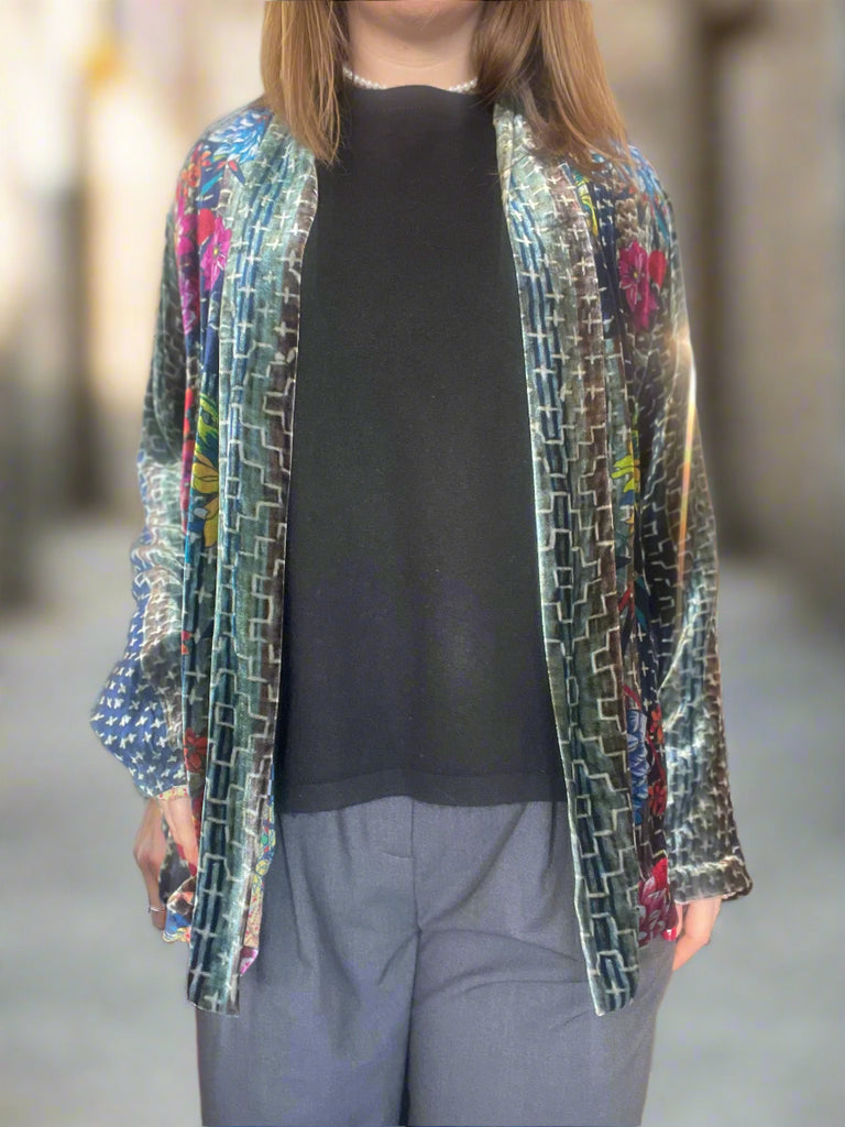JOHNNY WAS "Kimono Velvet" Jacket