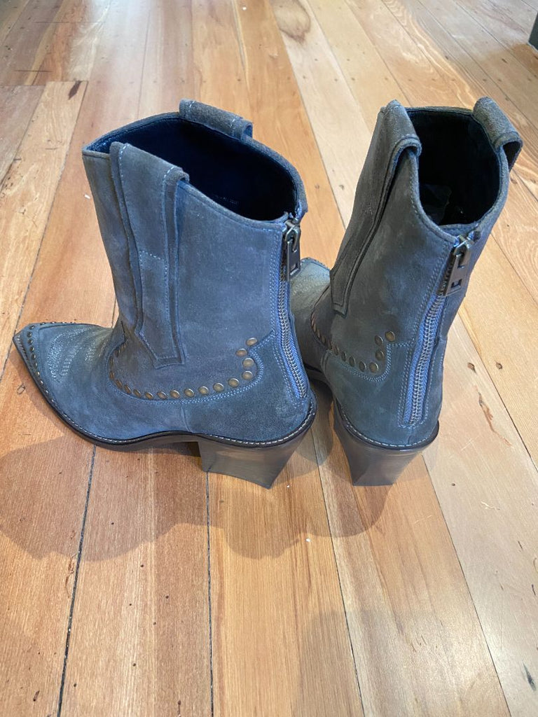 ZADIG & VOLTAIRE "Cara High" Western Suede Boots