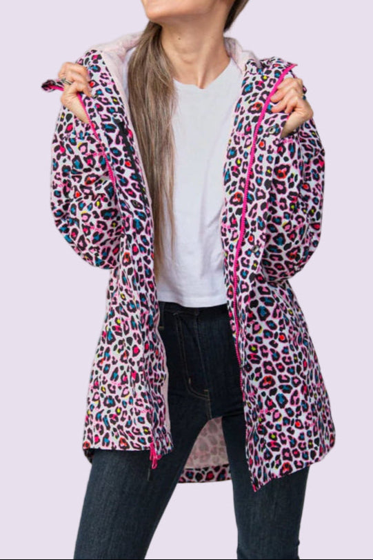 AOTEAROA'S ORIGINAL SCRIBBLER "Leopard Colourful" Jacket