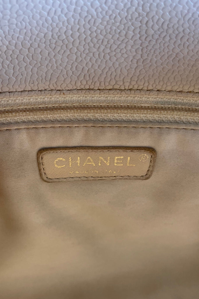 CHANEL "Caviar" Leather Grand Shopping Tote