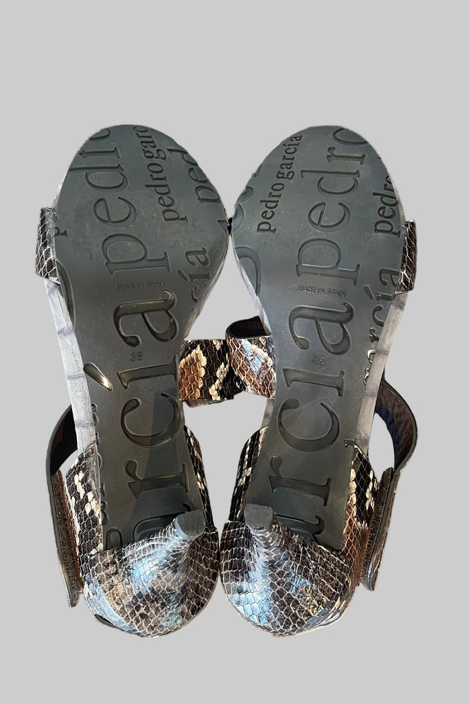 PEDRO GARCIA "Pietra Python" Sandal