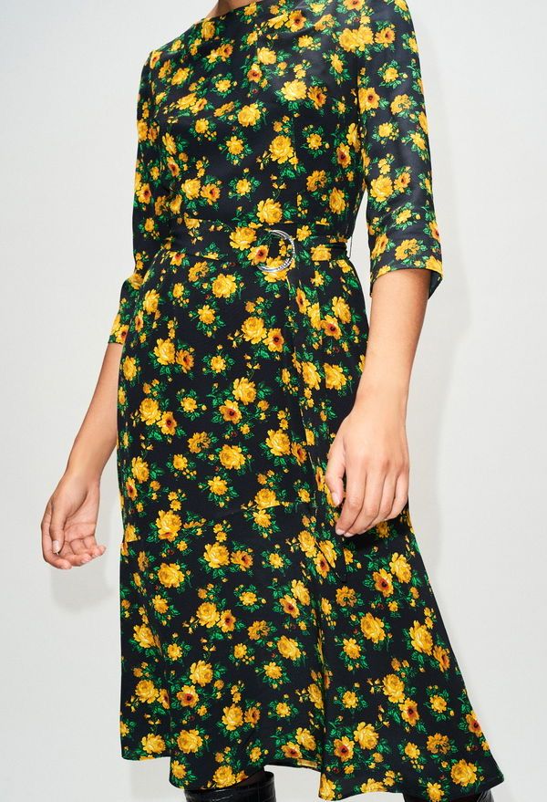 CLAUDIE PIERLOT Silk "Floral" Dress