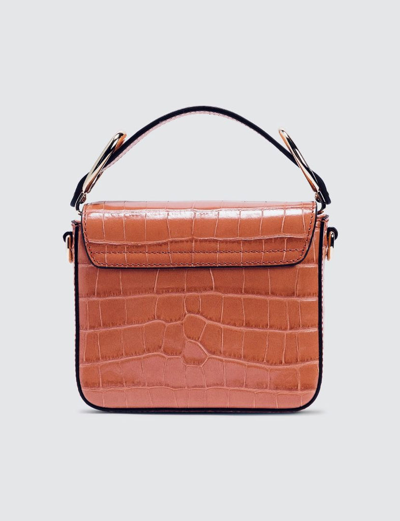 CHLOE "Mini C" Crossbody Leather Handbag