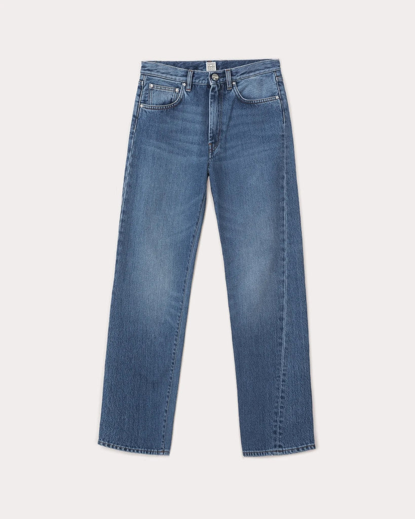 TOTEME "Twisted Seam Denim Wash Blue" Jeans