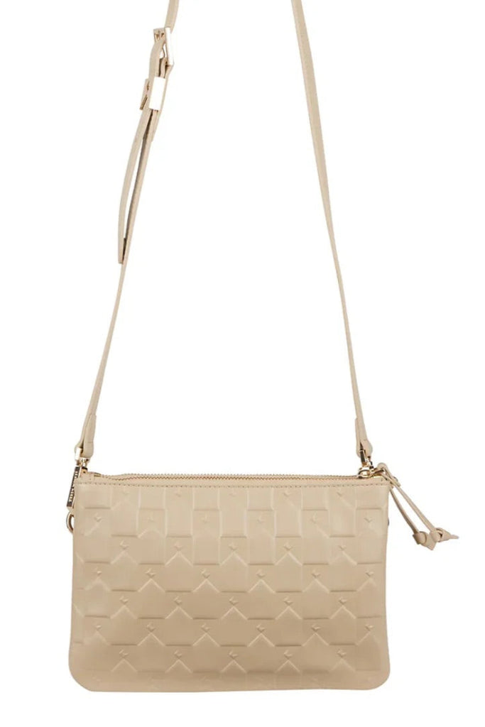 KAREN WALKER "Monogram Double Zip" Pouch