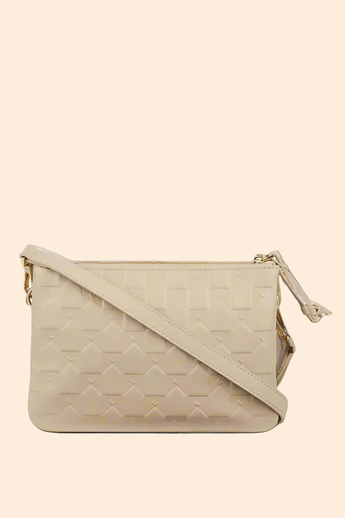 KAREN WALKER "Monogram Double Zip" Pouch
