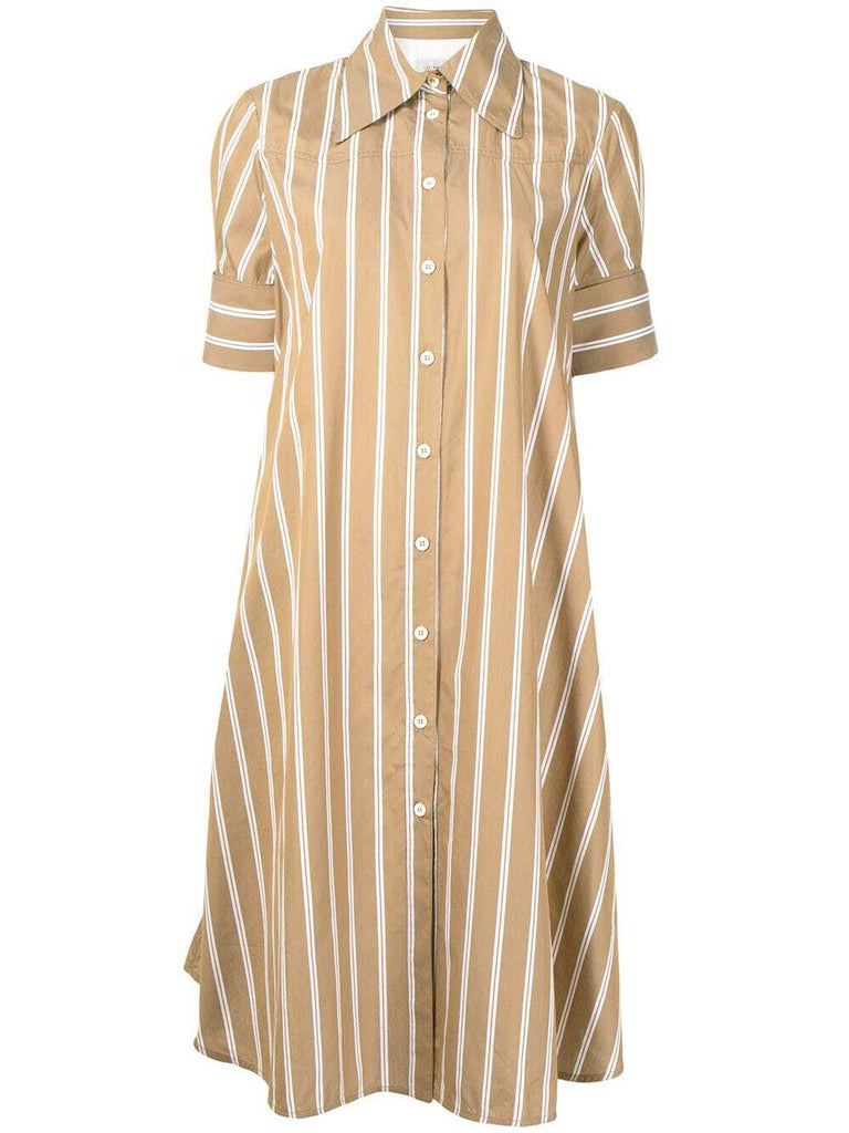 Lee Matthews "Striped Shirt" Dress