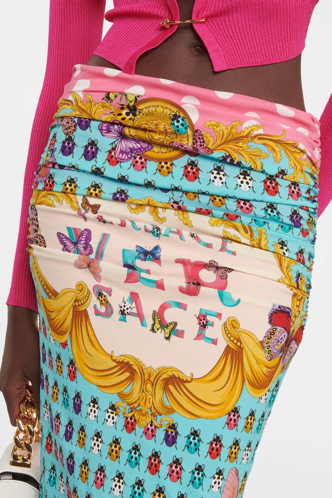 VERSACE "Ladybug Print" Skirt