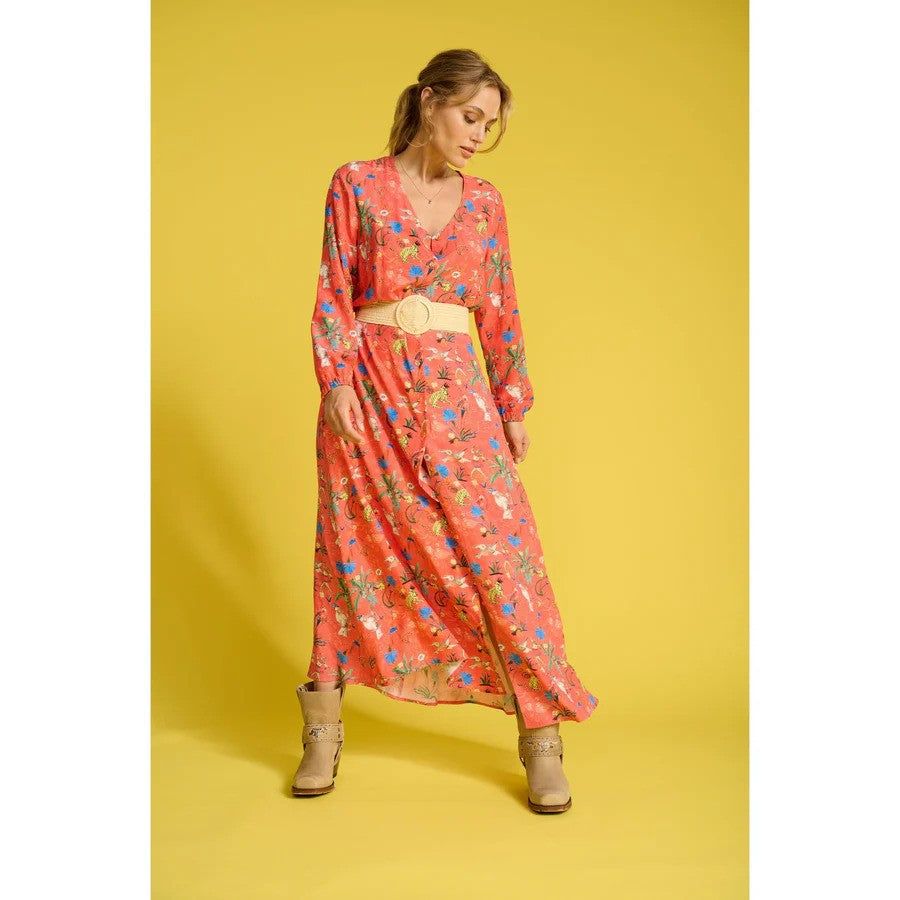 POM AMSTERDAM 'Wild Empire' Midi Dress