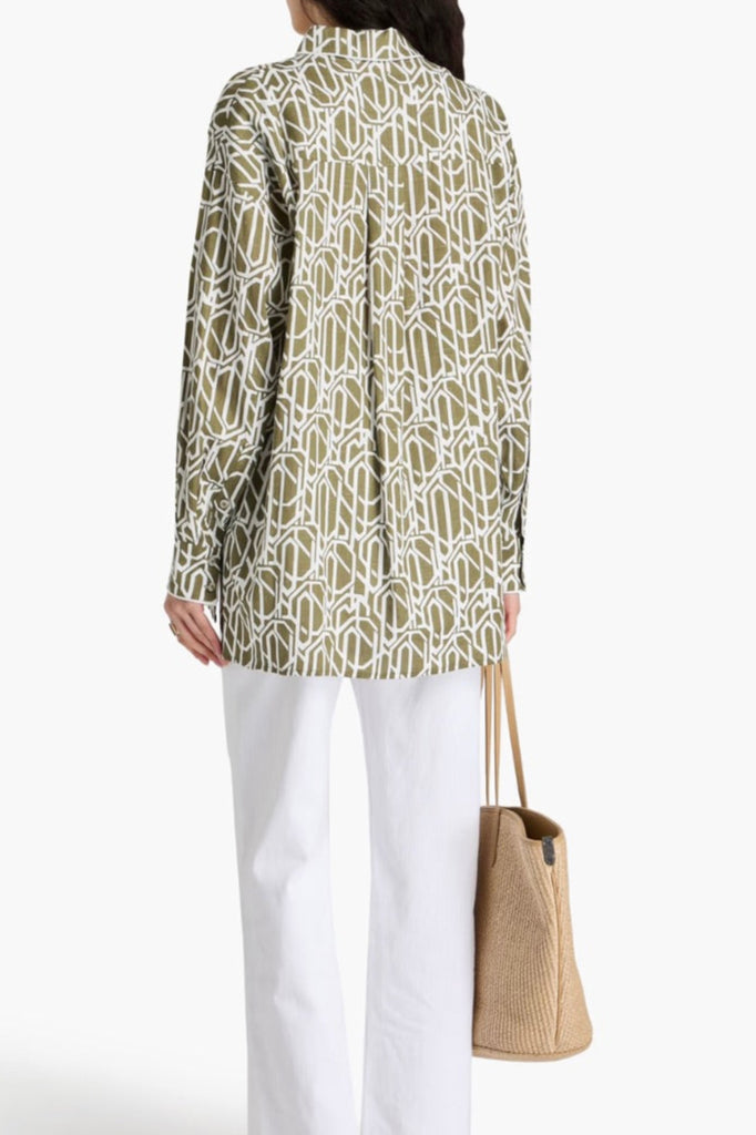 DIANE von FURSTENBERG "Artemis Printed Woven" Shirt