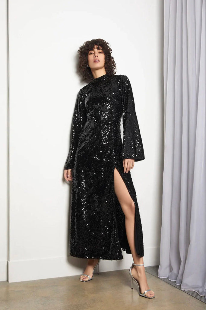 ILTA "Lena" Sequin Midi Dress