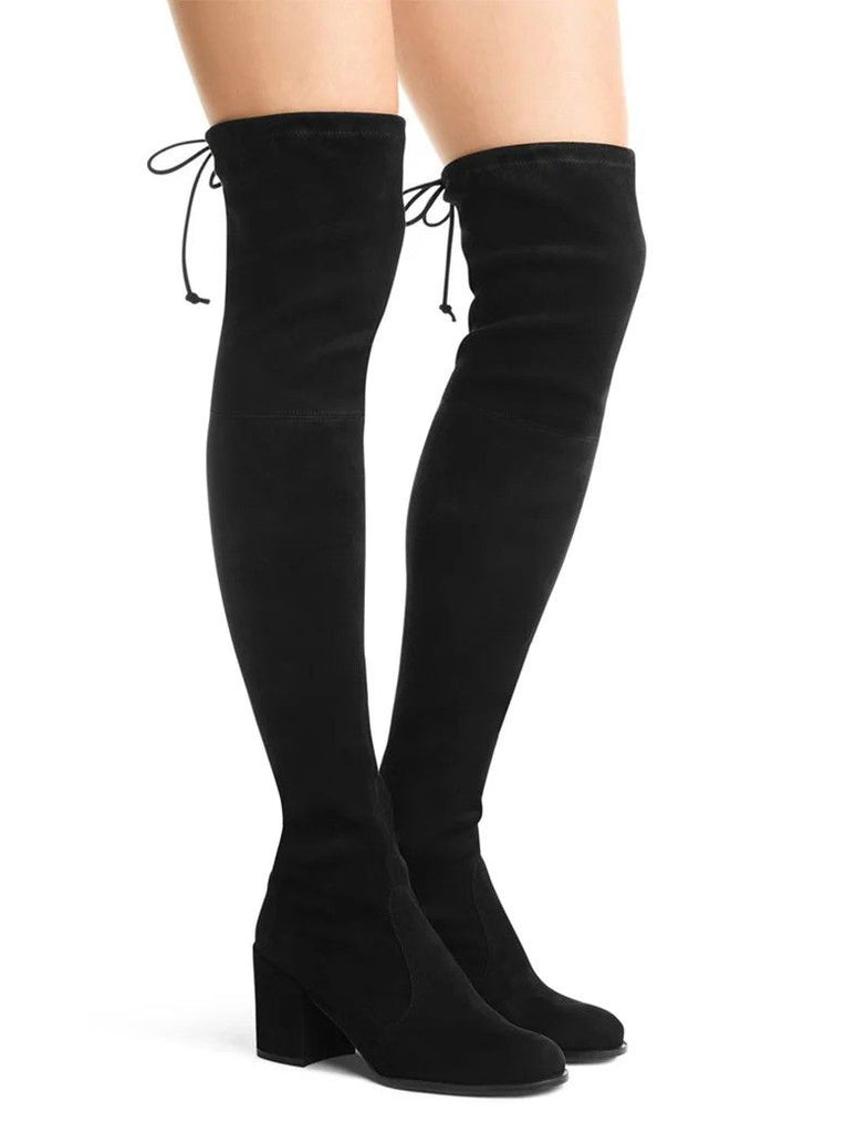 STUART WEITZMAN 'Tie Land' Suede Lover Knee Boots
