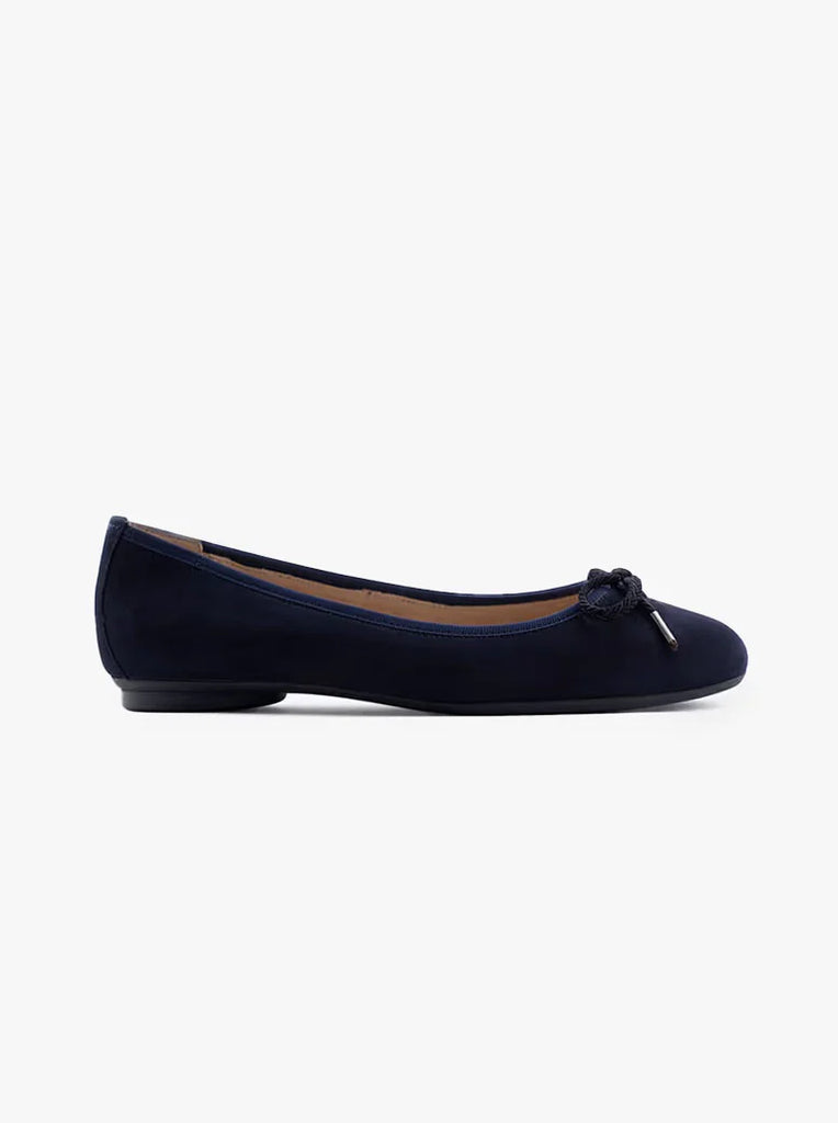 PAUL GREEN "Tilly Navy Suede" Ballet flats